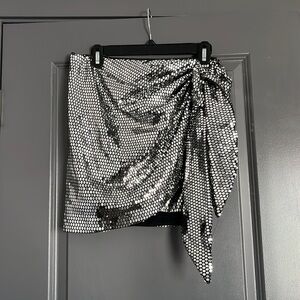 Zara Sequenced Mini Skirt